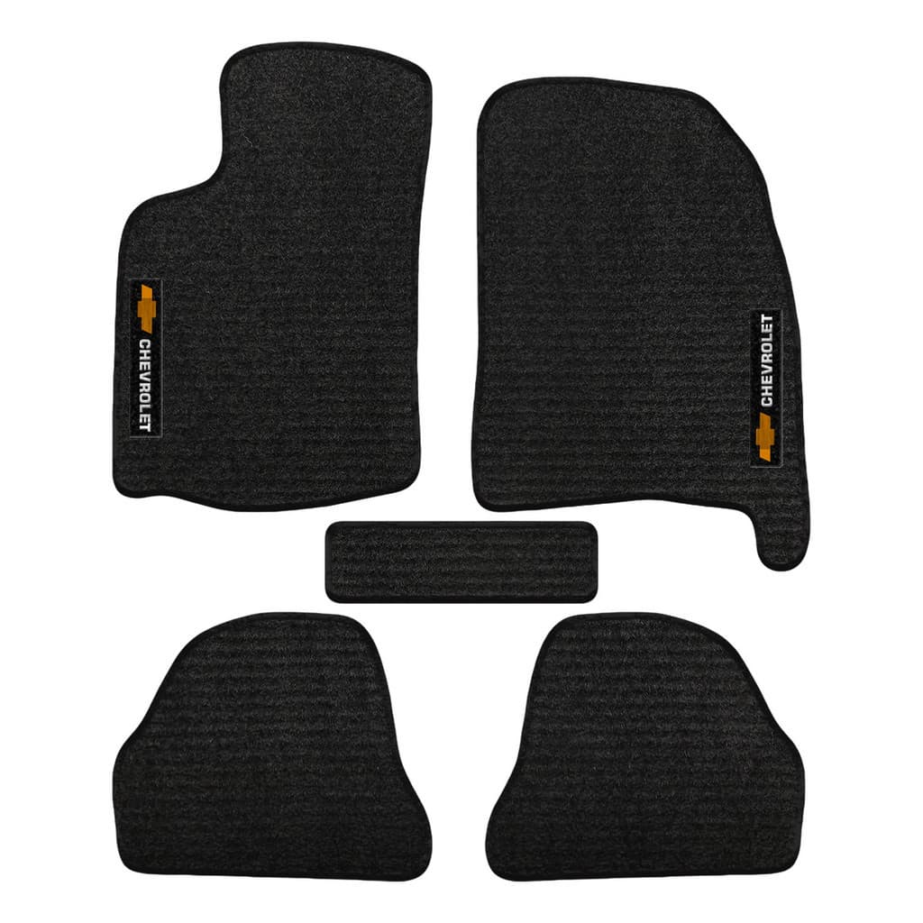 Kit de tapetes 5 peças específico Tracker 2013 14 15 ... 17 18 2019 Carpete Res-Preto