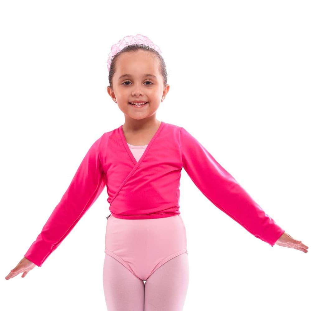 Casaquinho Ballet Poliline Infantil Sonho De Bailarina
