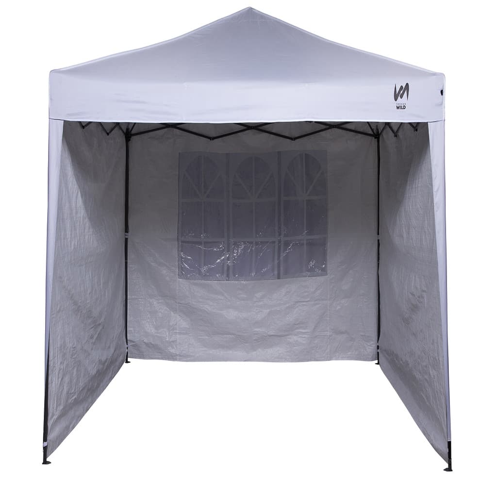 Gazebo Articulado 2x2 Aluminizado Praia E Campo 3 Paredes em Lona