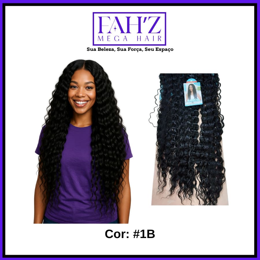 Cabelo Nanda Crochet Bio Vegetal - Sleek - 320g
