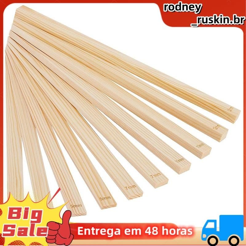 10 Pçs Ferramentas De Argila Cerâmica Ensino Rolando Lama Vara Guia Conjunto-5 Tamanho Mudboard Tiras De Madeira