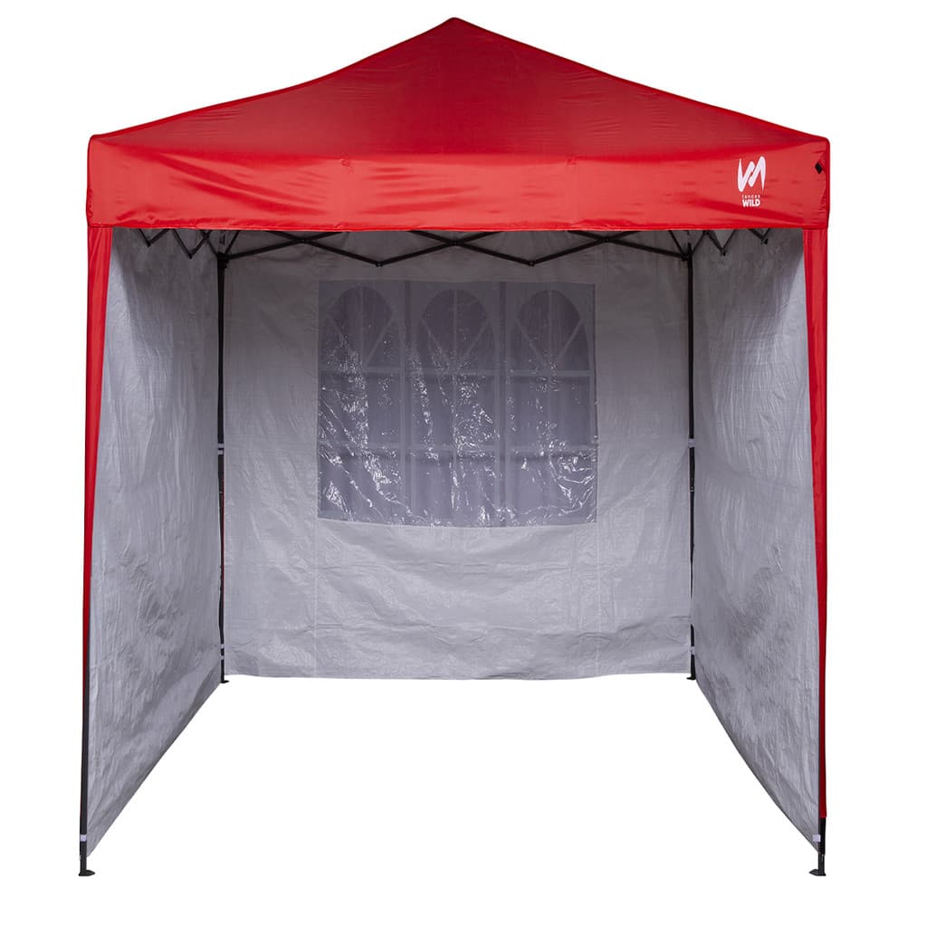 Gazebo Articulado 2x2 Aluminizado Praia E Campo 3 Paredes em Lona
