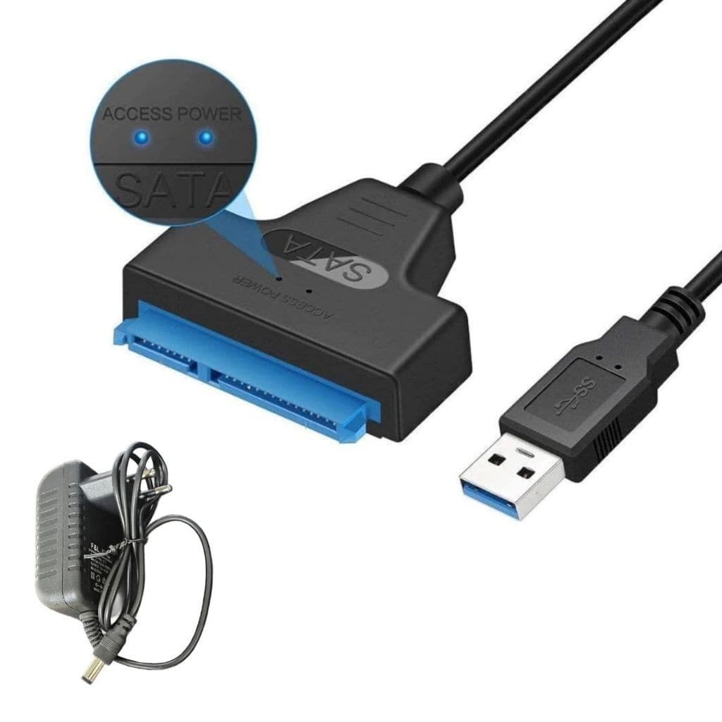 Cabo Adaptador USB Único 3.0 para Sata HD/Notebook ou SSD 2,5'"