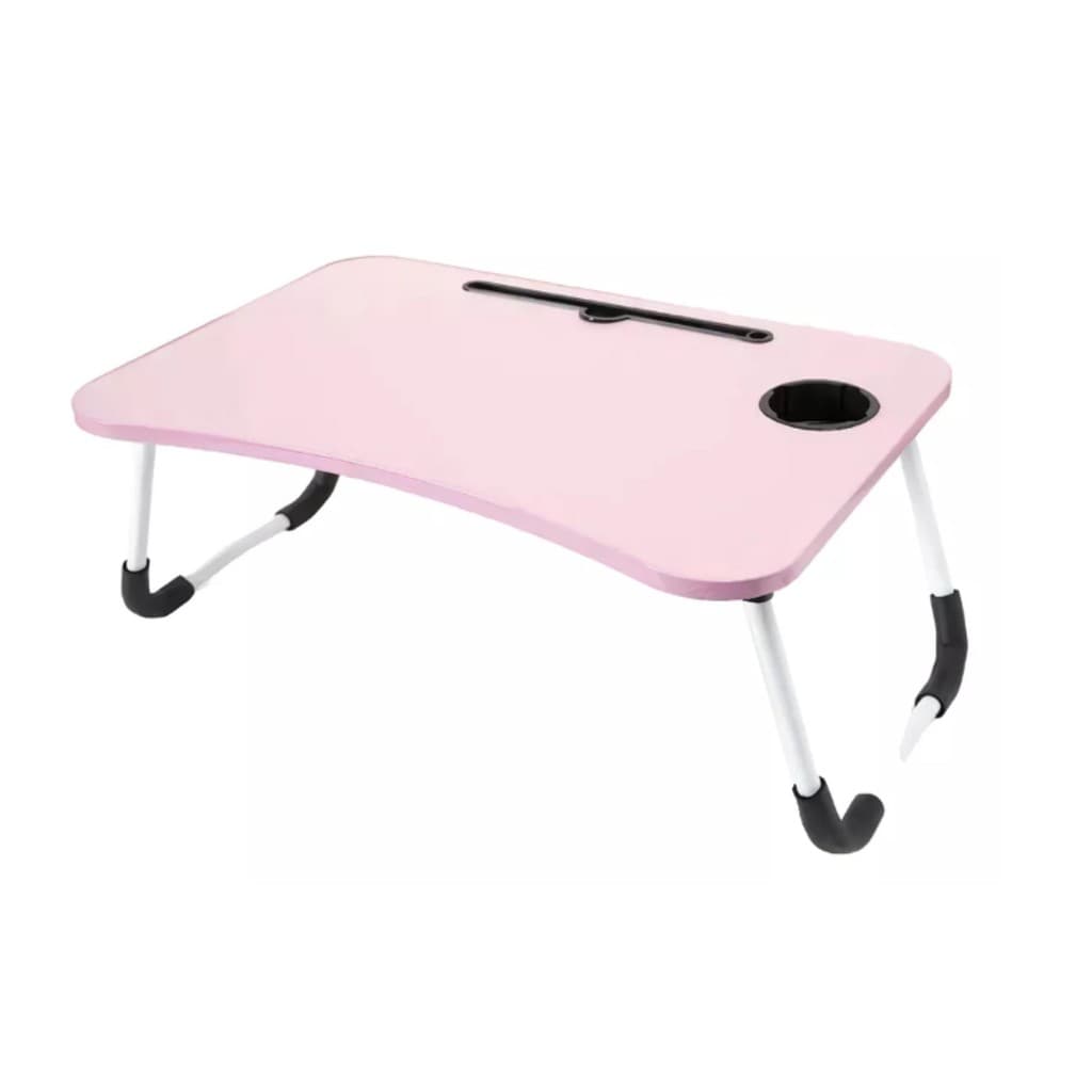 MESA PORTATIL MULTIUSO NOTEBOOK DOBRAVEL ROSA