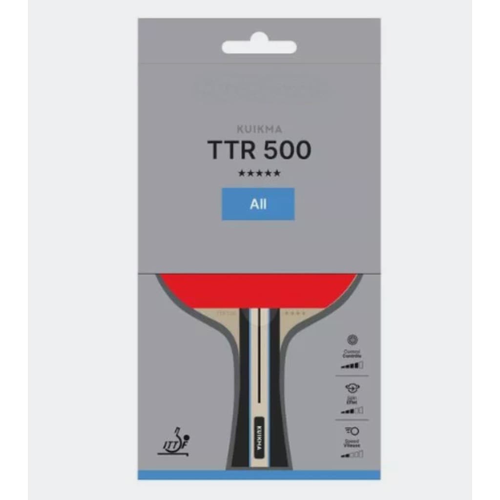 Raquete Unica De Ping Pong Ttr 500 5* Kuikma Original