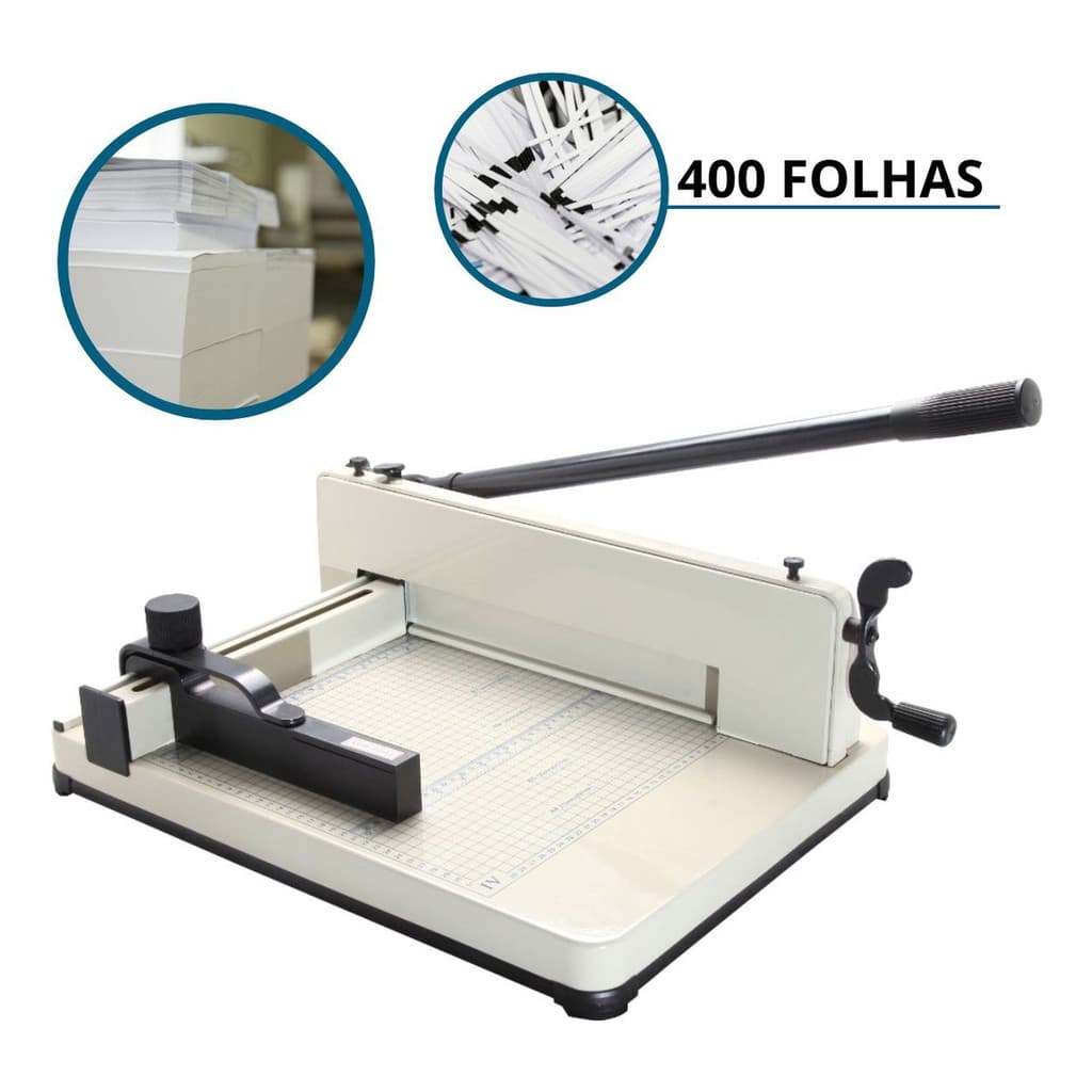 GUILHOTINA PAPEL A4 400 FOLHAS - IWGPA4400
