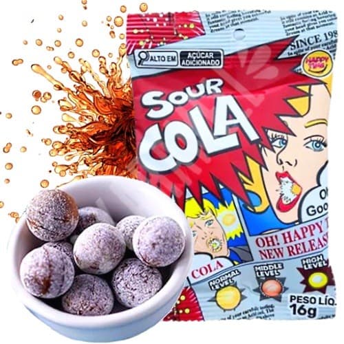 Balas Sour Cola - Importado