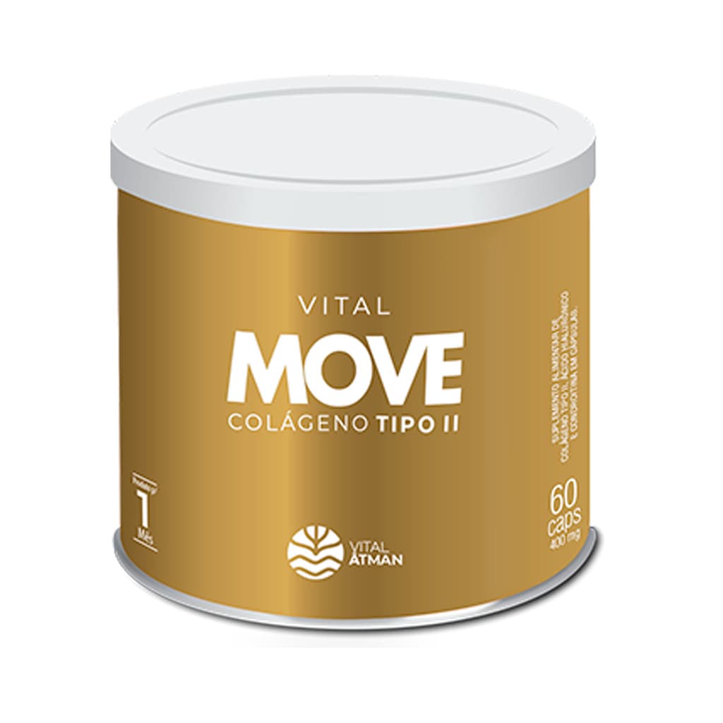 Colágeno Tipo 2 Vital Move Com Condroitina e Hialurônico Mes