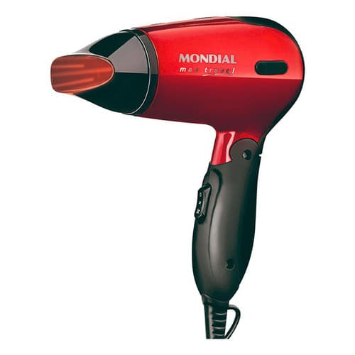 Secador De Cabelo Para Viagens Bivolt Mondial 1200w Potente