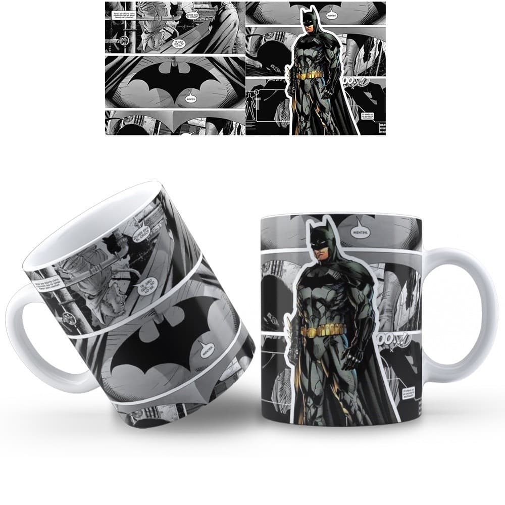 Caneca Batman Marvel COM SEU NOME de Porcelana Vários modelos