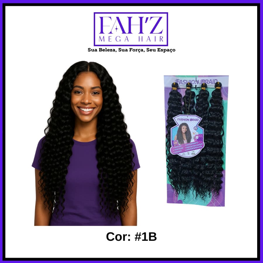 Cabelo Crochet Braids Orgânico Hawai - 300g - Fashion Line