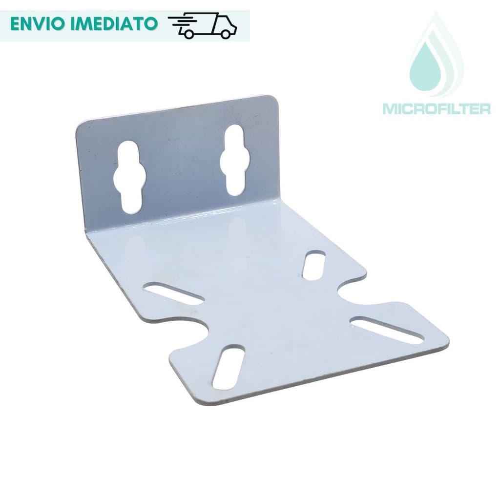 Suporte De Fixação Metal Para Carcaça Filtro De Água Compatível com Filtros 9 3/4" 10 Polegadas
