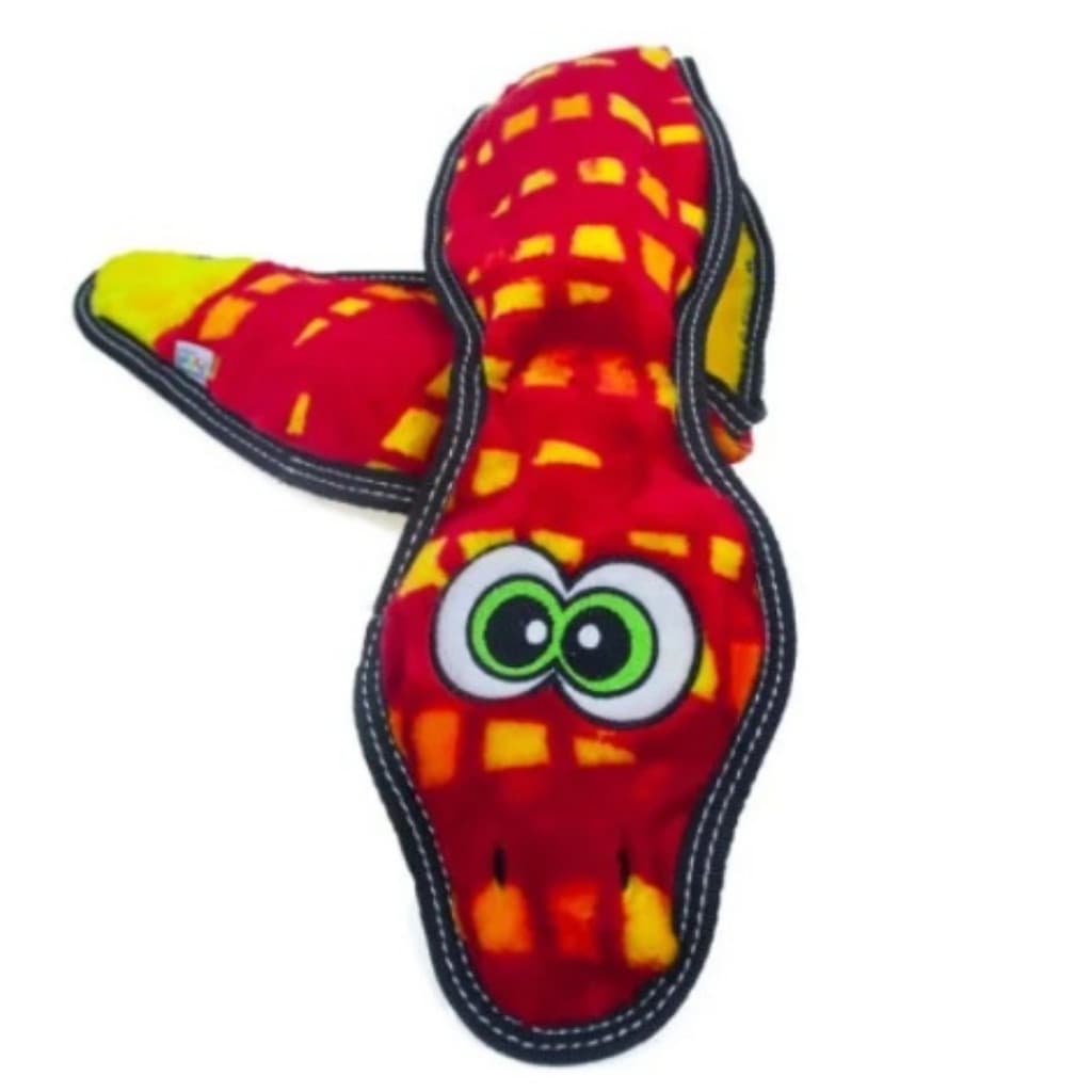 PELÚCIA PARA CACHORRO COBRA GRANDE COM APITO ORIGINAL DA OUTWARD HOUND VERMELHA