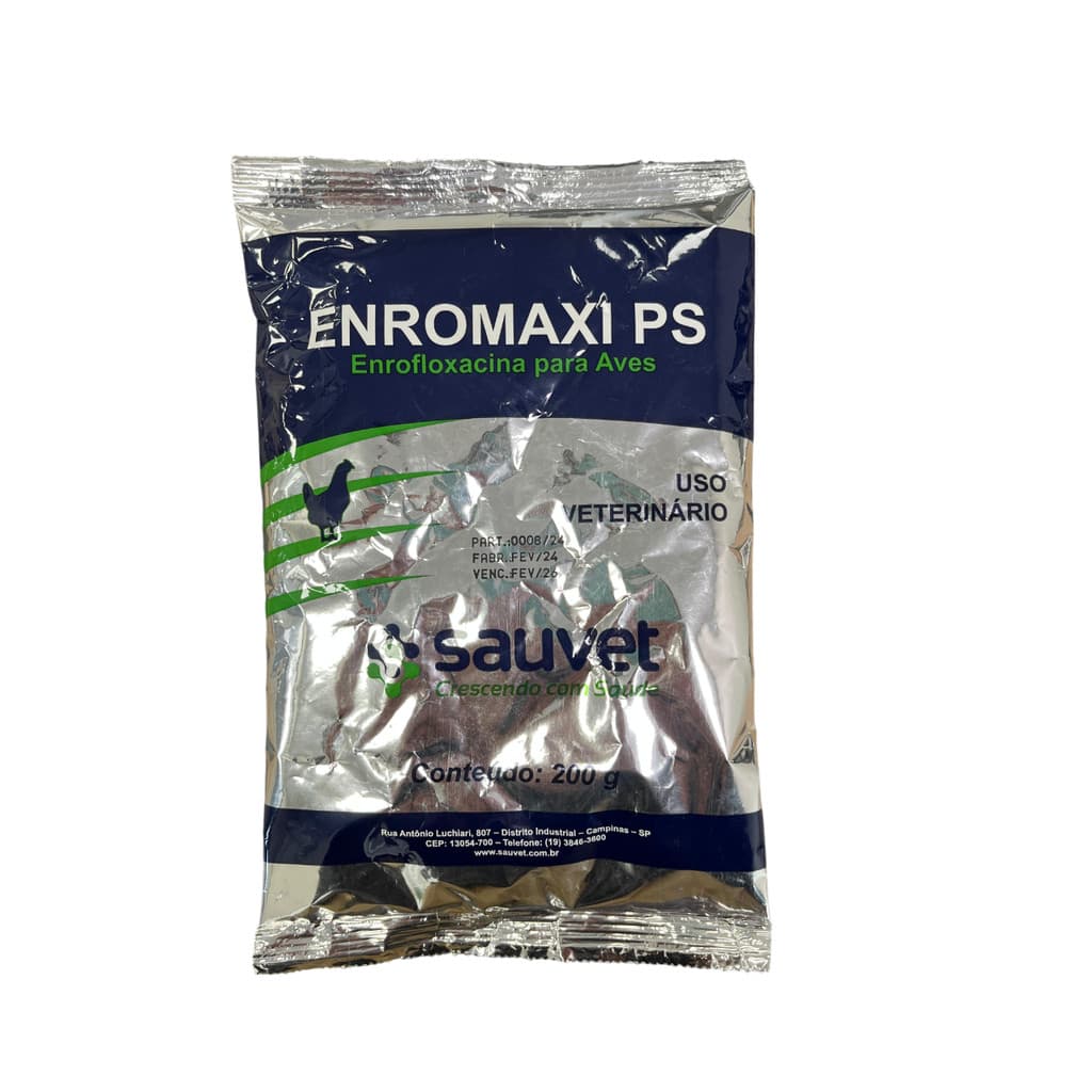 ENROMAXI PS 200G - Enrofloxacina para Aves - Sauvet