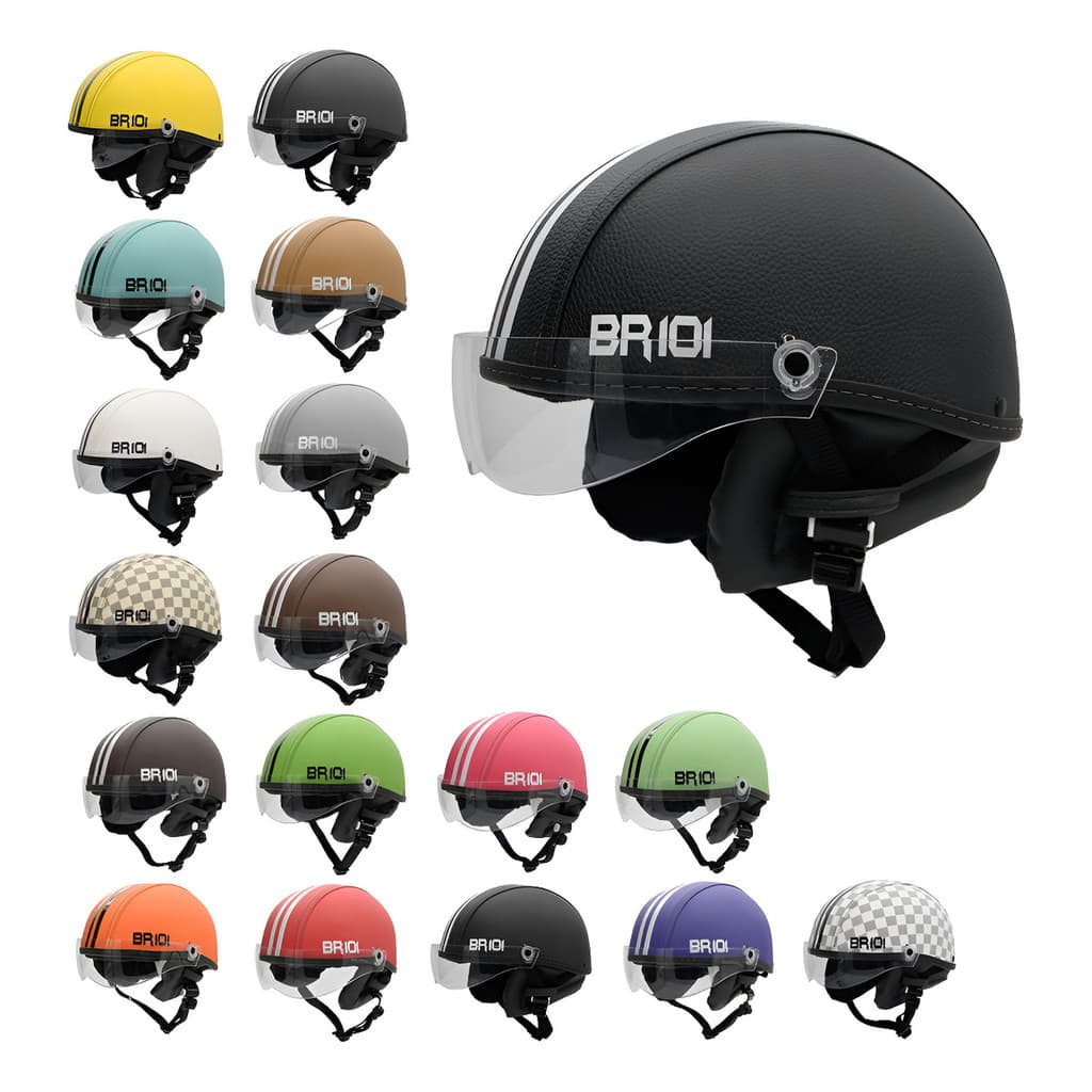 Capacete Coquinho Scooter Bike Elétrica - Viseira Cristal
