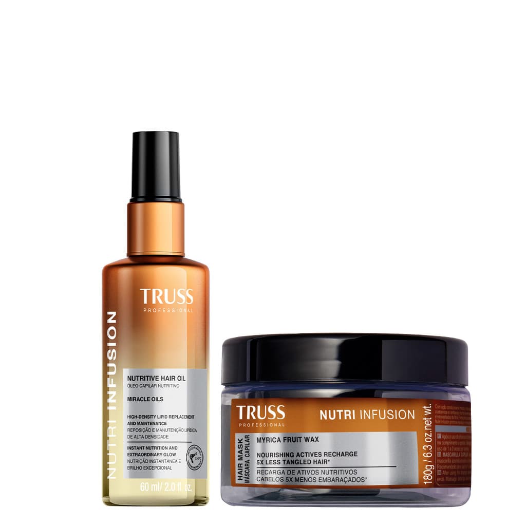 Truss Nutri Infusion Kit Máscara Capilar e Óleo 60ml