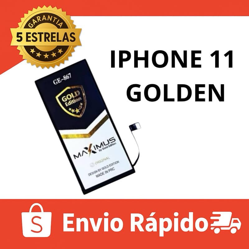 Bateria IPhone 11 Golden Qualidade Superior - LOJA AC-2