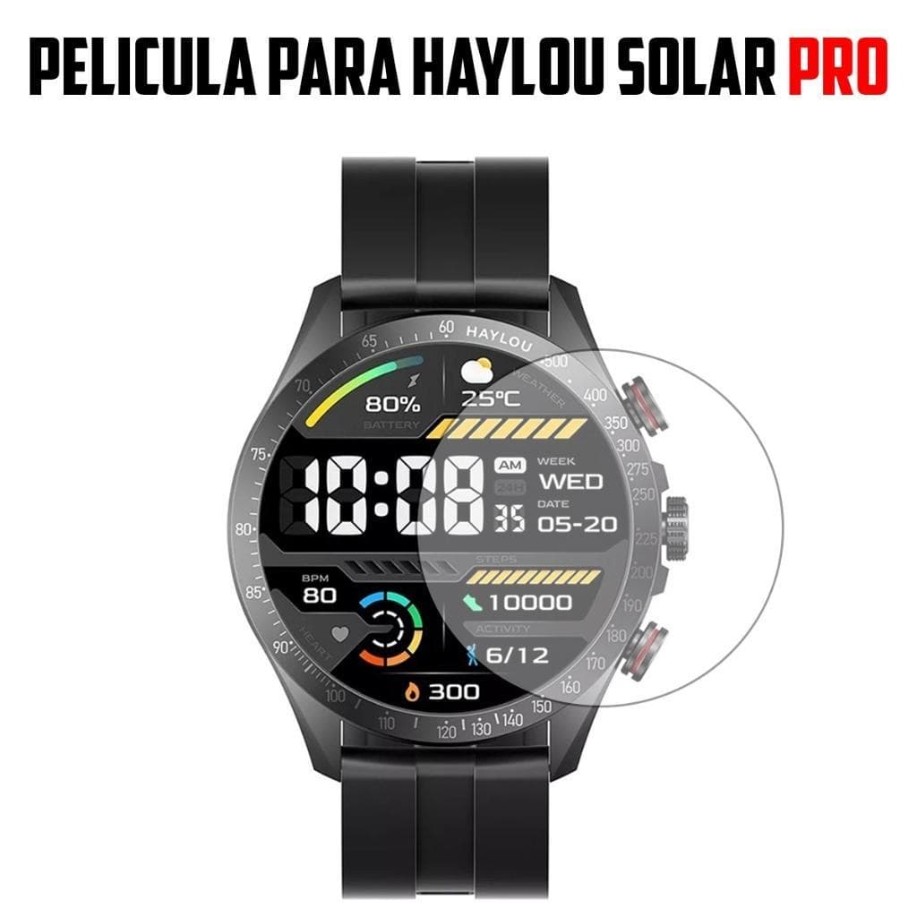 Película para Haylou Solar PRO de vidro temperado Proteção de Tela