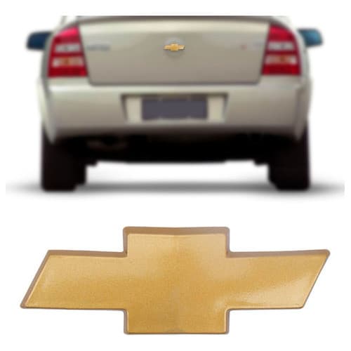 Emblema Porta Malas Chevrolet Dourado Astra 2003 2004 2005