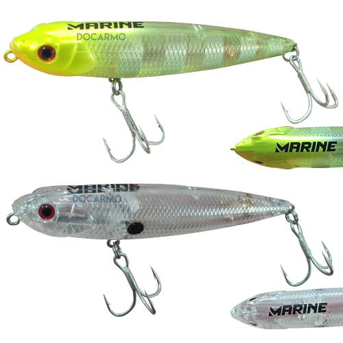 Kit Isca Top Gan 80 Marine Sport Artificial Traíra Tucunarés