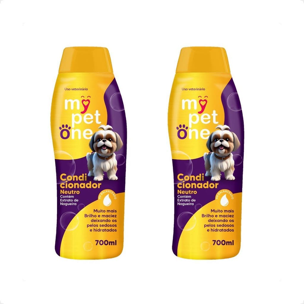 Kit 2 Condicionador Neutro Mypetone - 700mL
