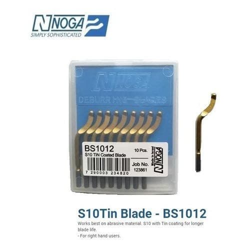 Noga 10 Lâminas S101 Tin Bk1012 Bordas Finas Todos Materiais