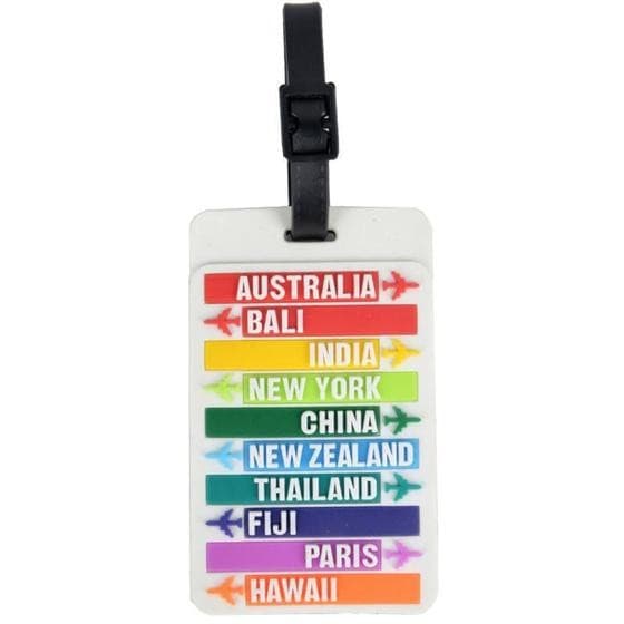 TAG DESTINOS IDENTIFICADOR DE BAGAGEM PARA MALAS DE VIAGEM
