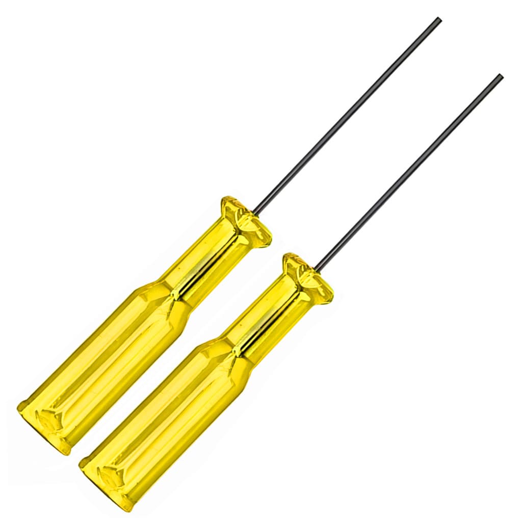 2 Chave Allen Amarela 1.6mm Para Troca De Agulha Em Máquinas Industriais Overloque