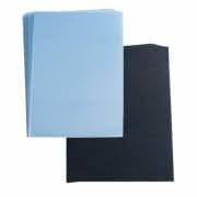 Kit Capa Encadernação A4 - Preta Couro + Cristal Line 50un
