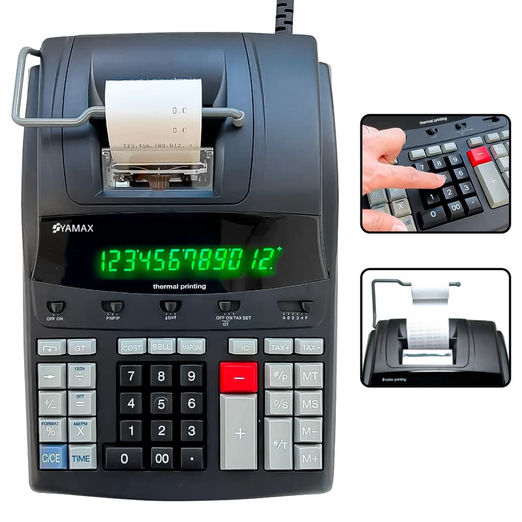 Calculadora De Impressão Térmica Procalc Pr5400t 12 Dígitos