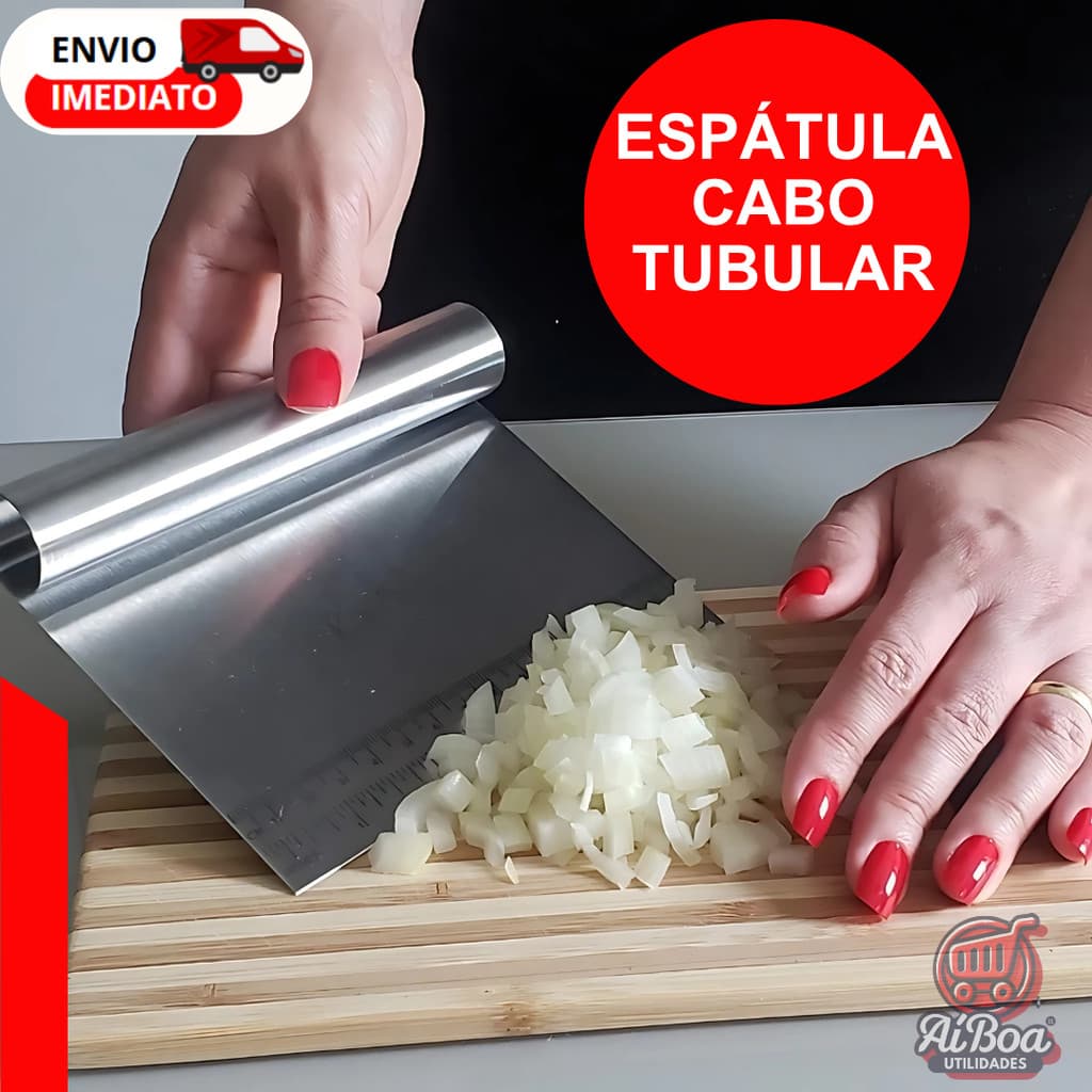 Espátula Cabo Tubular Bolos Massas Legumes Chocolate para Confeiteiro Cozinha Restaurante Confeitaria