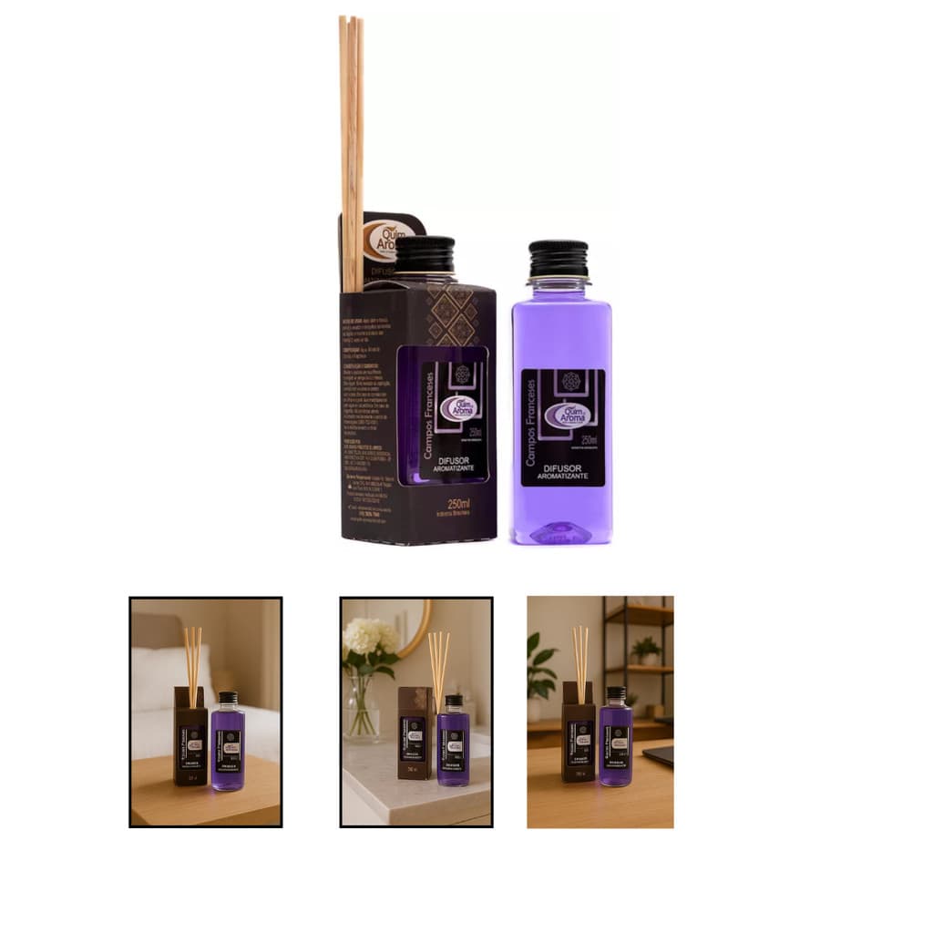 Difusor Aromatizador Ambientes Campos Franceses 250ml