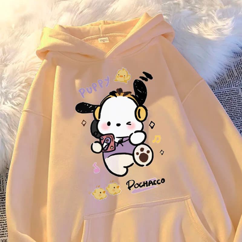 Blusa Moletom Canguru Flanelado Unissex Feminino Coreano Fofo Desenho animado Urso Envio Imediato