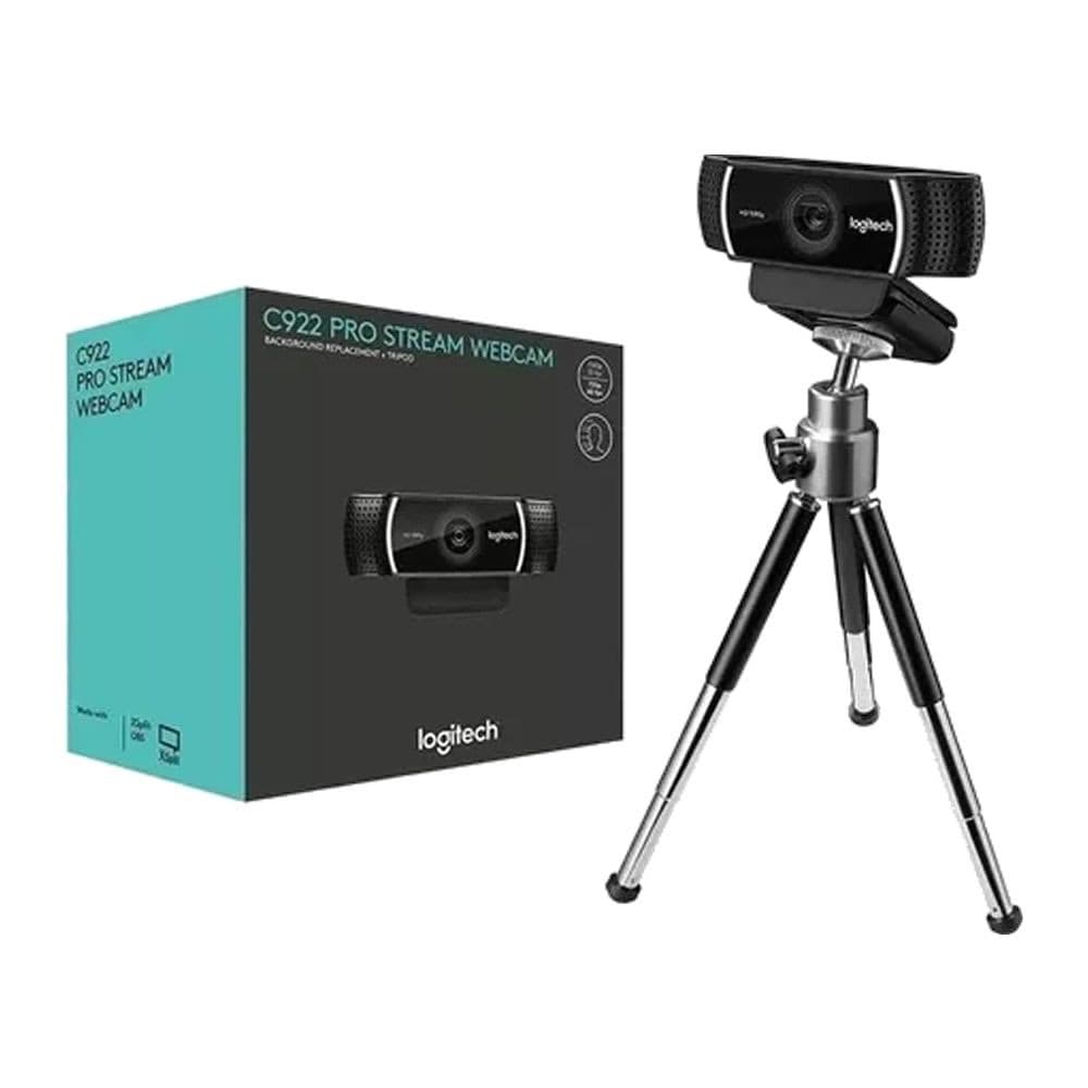Webcam Full Hd Logitech C922 Pro Hd Microfone Embutido Tripé