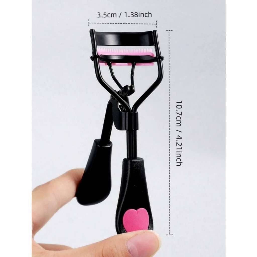 KIT Curvex Preto profissional + Esponja Gota para Maquiagem Curvador Cílios