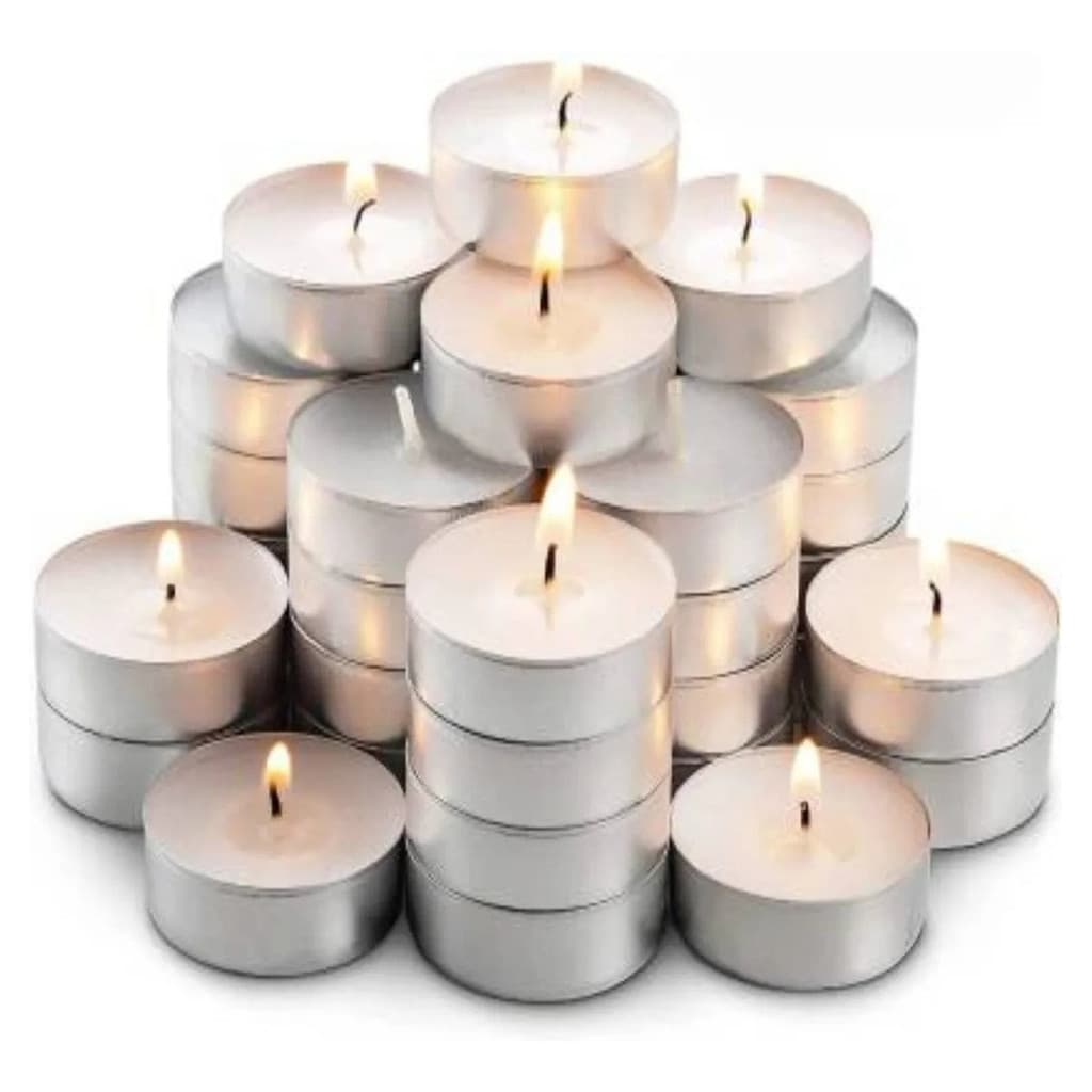 Kit 50 Velas Rechaud DANTAS Decoração Casamento Festa Vela de Chá Flutuante Aniversário Jantar Aromática