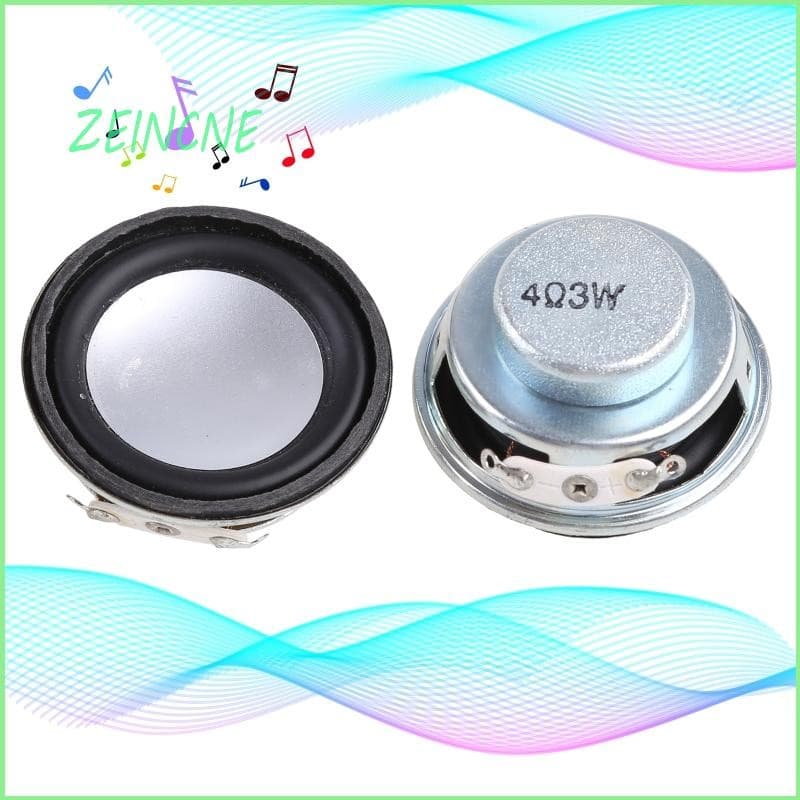 ZEIN 2 Unidades Alto-Falante Portátil Woofer Estéreo 4ohm 3W