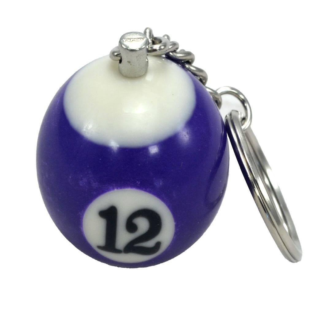 Chaveiro Bola de bilhar número 12