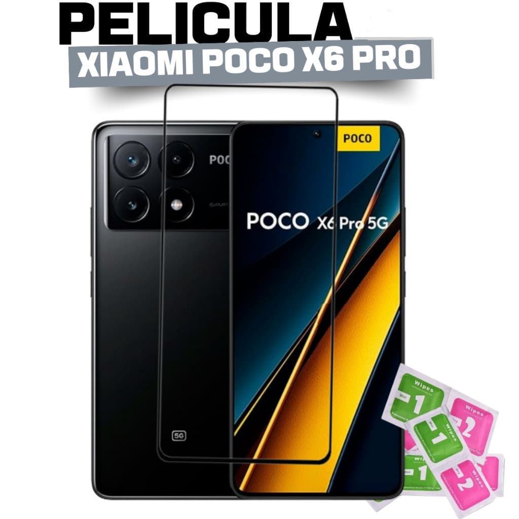 Película Vidro Privacidade Xiaomi Poco X6 5g / Poco X6 Pro 5g