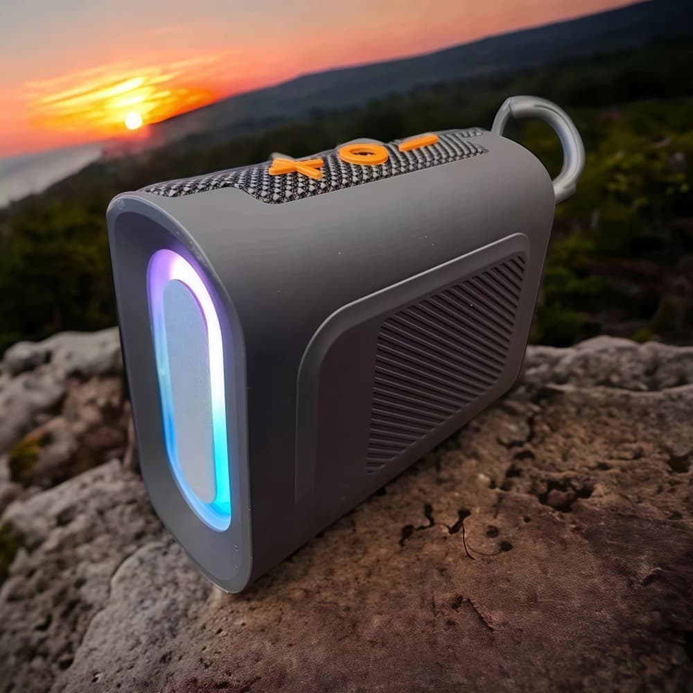 Caixa de Som Bluetooth Portátil GO 4 Pro | à Prova D’Água | Luzes RGB | Para Viagens, Festas