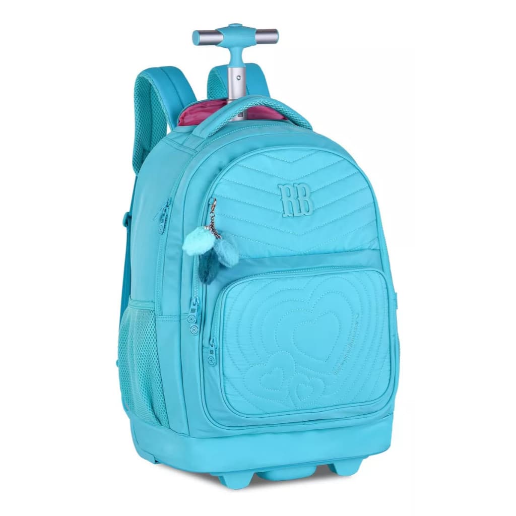 Mochila Carrinho Rebecca Bonbon Bolsa Escolar Meninas - Clio