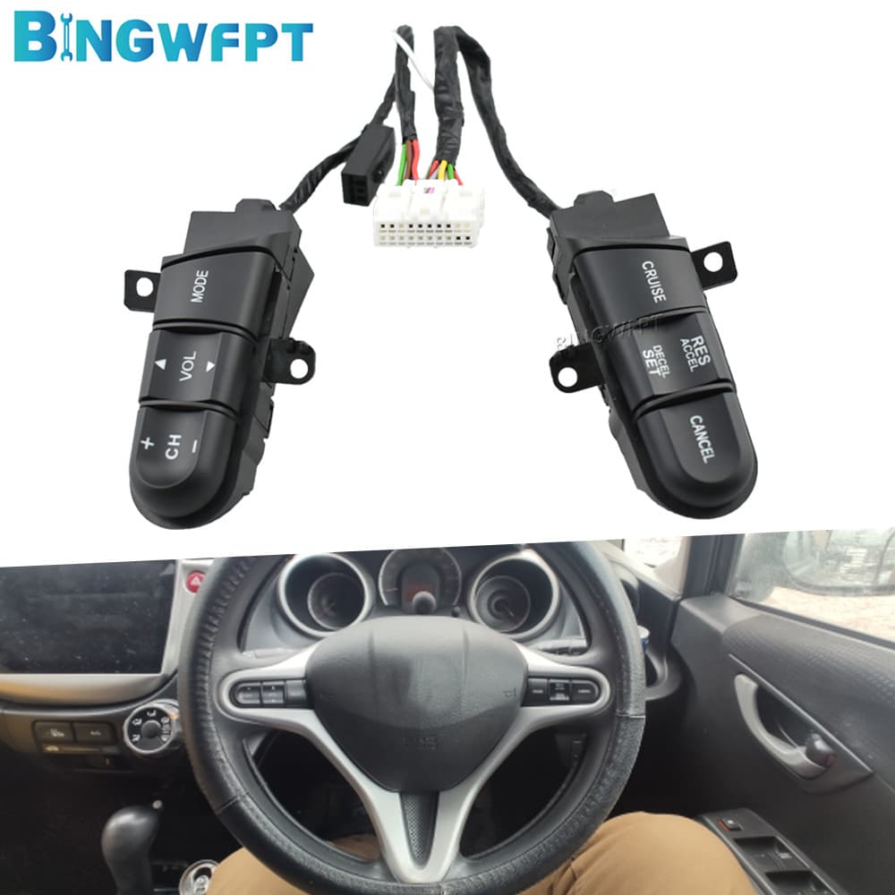 Interruptor Multifuncional Do Botão Volante 36770-SNA-A12 Para Honda Civic 2006-2011