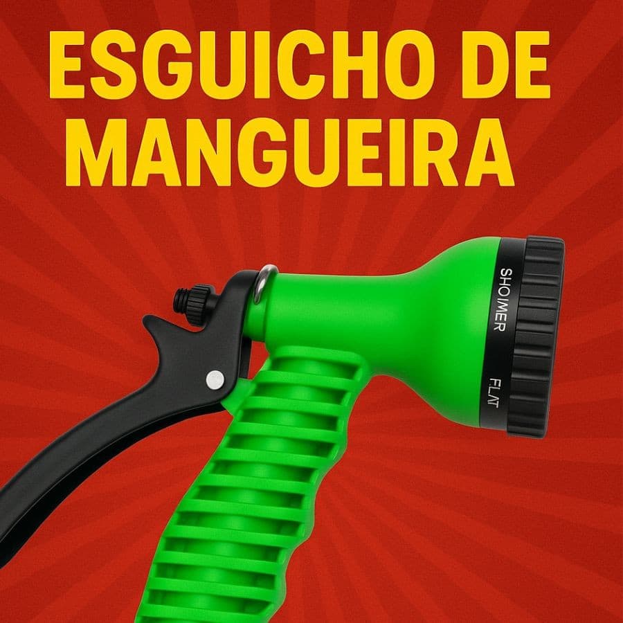 Esguicho Para Mangueira Jardim 7 Jatos Bico