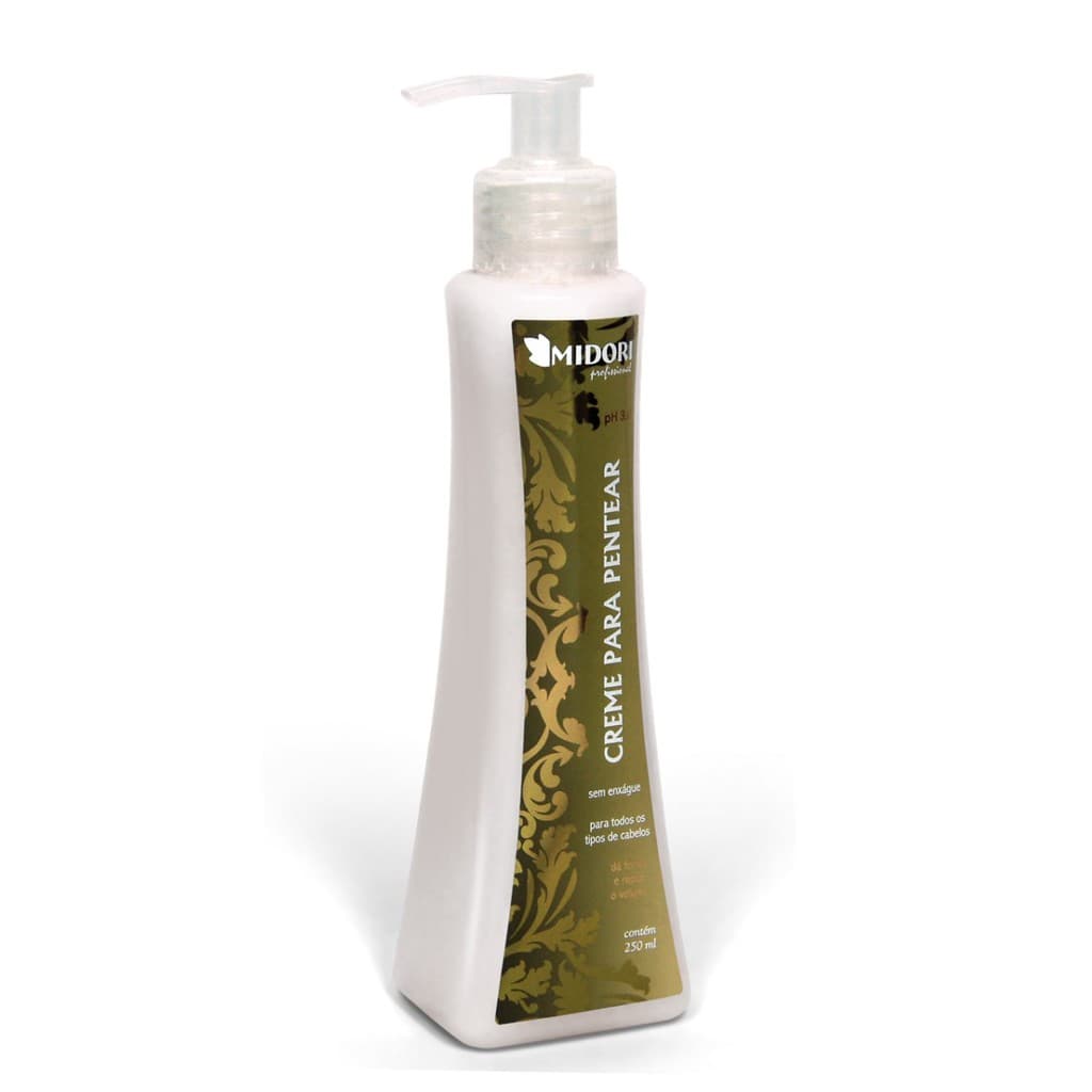 Creme Para Pentear Sem Enxágue 250ml - Midori Profissional