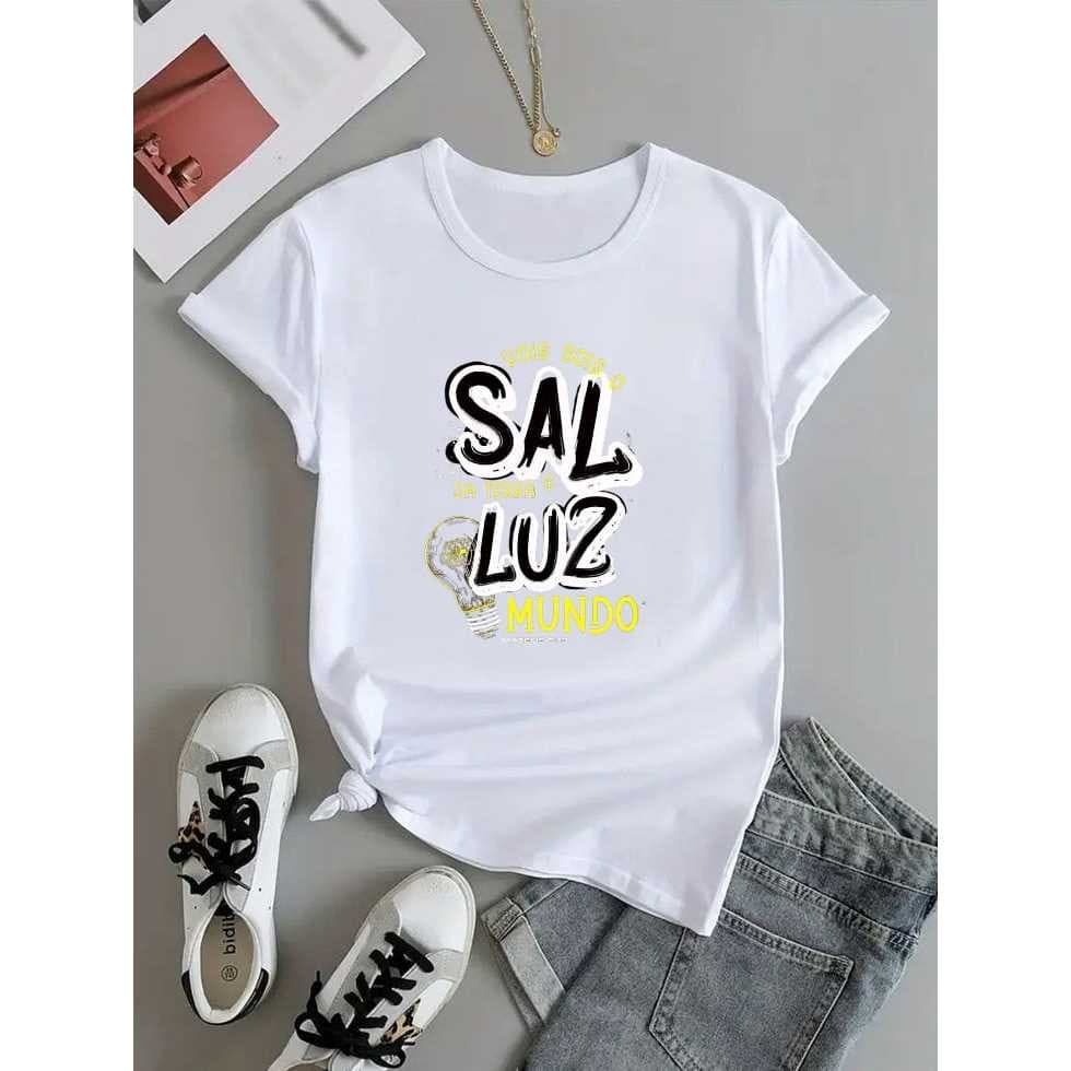 CAMISETA FEMININA SAL DA TERRA E VALE DA SOMBRA 100% ALGODAO
