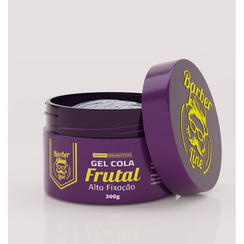 Gel Cola  Frutal Ultra Fixador Modelador De Cabelo 300G