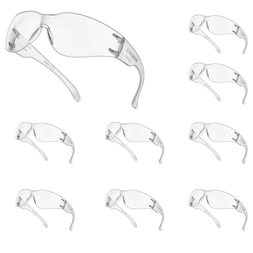 100 Oculos De Proteção Segurança Epi Oval Águia Obra