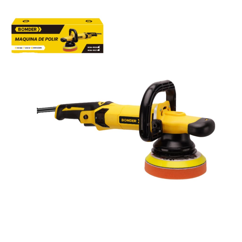 POLITRIZ ELETRICA ROTO-ORBITAL 110V Maquina Politriz Automotiva 1450W Roto Orbital Multifuncional Profissional (003)