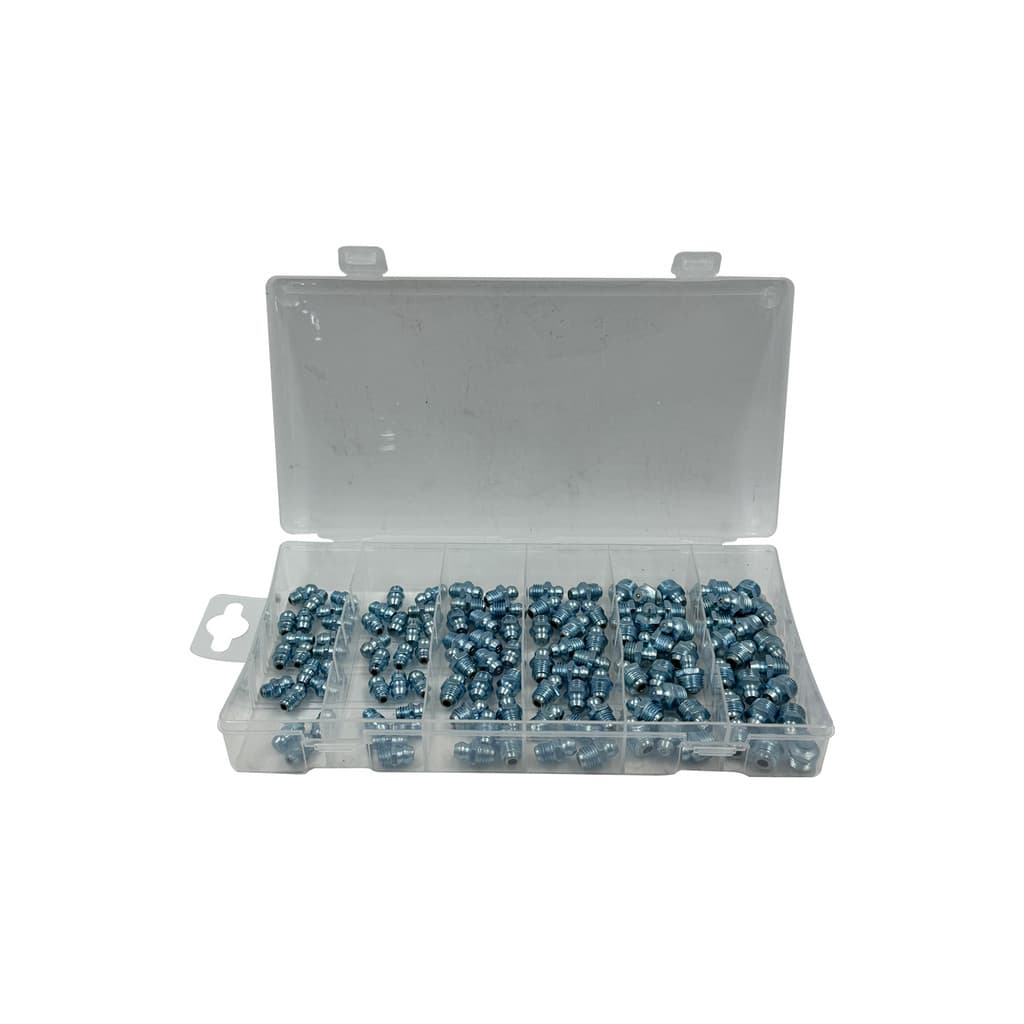Kit 120 Pino Bico Graxeiro Reto Lubrificacao M6 M8 M10