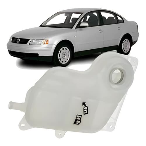 Reservatório de Água Radiador Passat 1998 a 2005 Audi A4 A6 1998 a 2001 Tanque Expansão